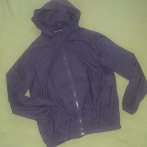 Brandy Melville solid black windbreaker
